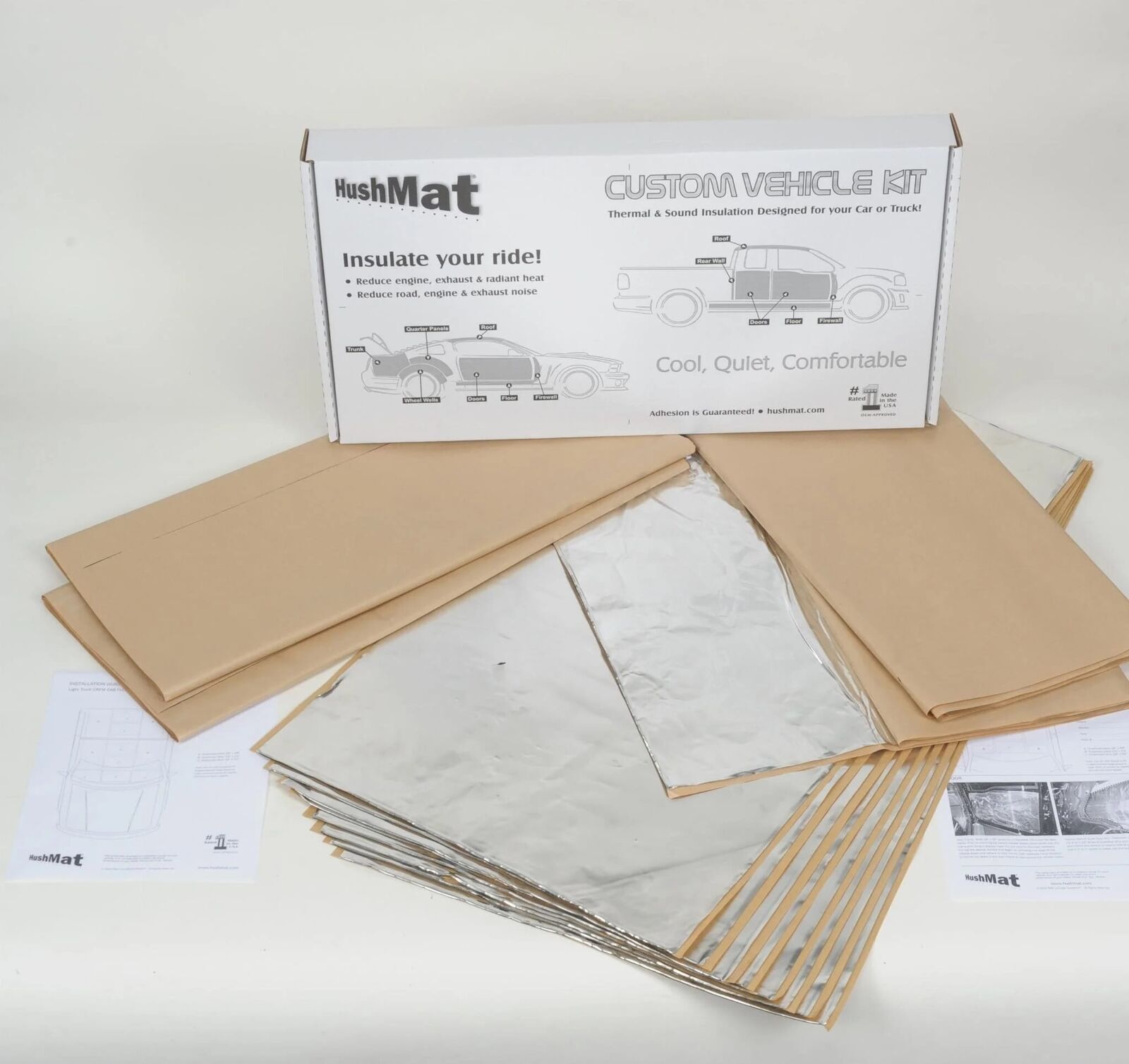 Sound Deadener Floor Insulation Kit for 1965-1969 Chevrolet Corvair 618561