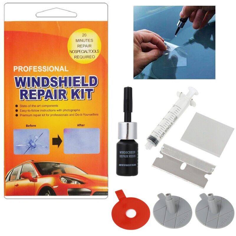 Windscreen Windshield Repair Set DIY Car Kit Wind Glass For Car Chip Crack Fix