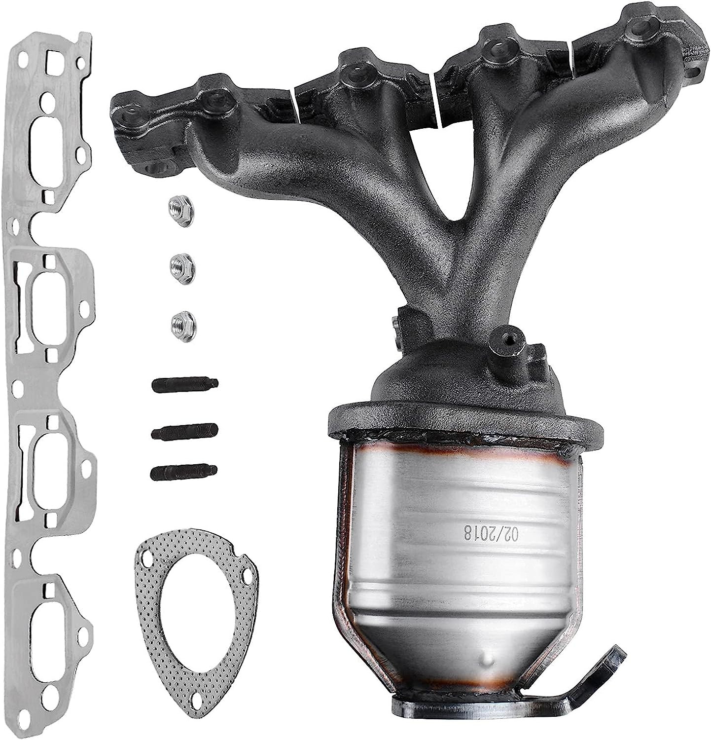Manifold Catalytic Converter W/Gasket Compatible with 2004-2008 Chevy Malibu 2.2