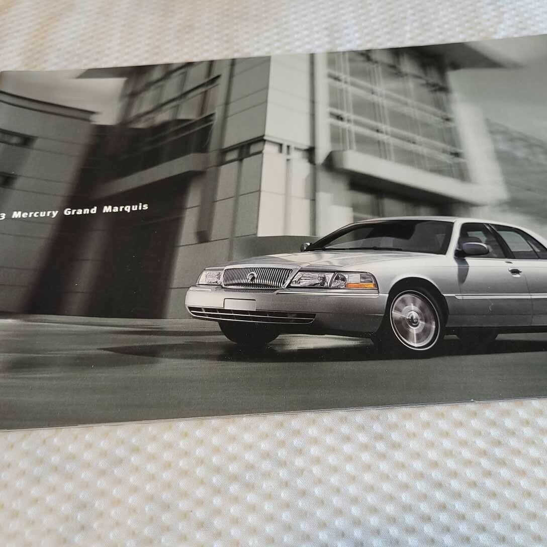 2003 Mercury Grand Marquis Brochure Catalog Sedan 