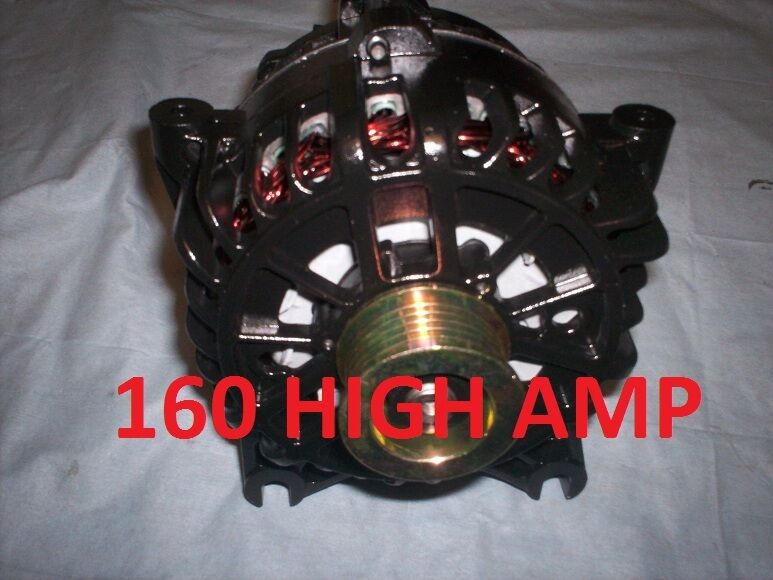 FORD MUSTANG GT BLACK  ALTERNATOR 1999 00 02 03 160 HIGH AMP 4.6L SOHC Generator