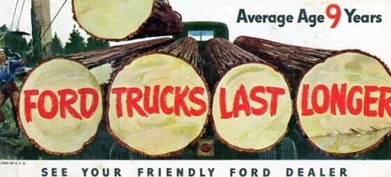 Advertising, Ford, Trucks, Cards, Vintage