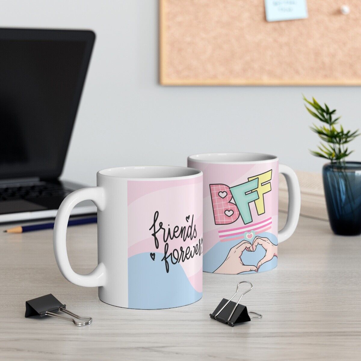 Personalized coffee cup from Besties Forever, personalized gift for friend
