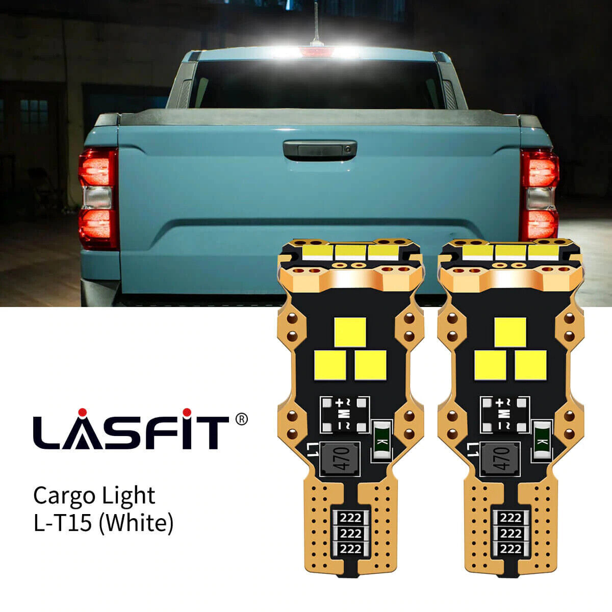 2Pcs LED Trunk Cargo Light Bulbs for Ford Maverick 2023 T15 912 921 Super White