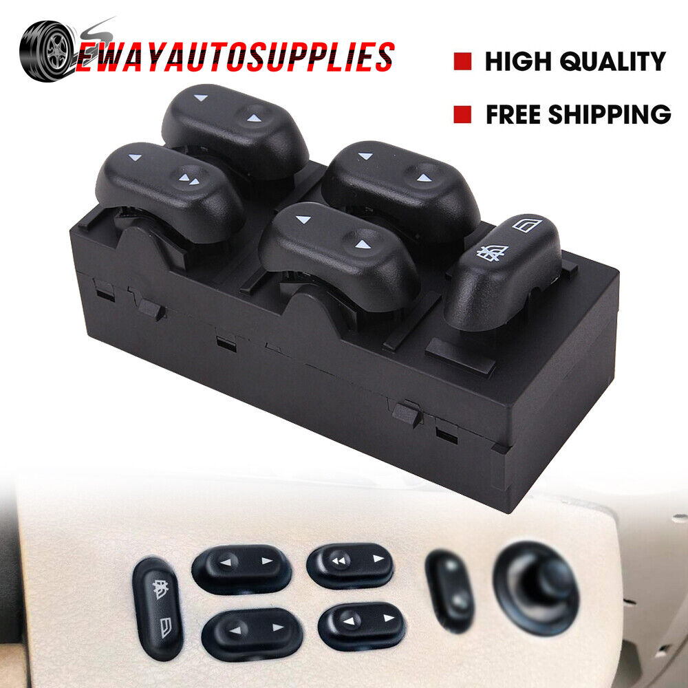 Power Window Master Control Switch For Ford F150 Crown Lincoln Front Driver Side