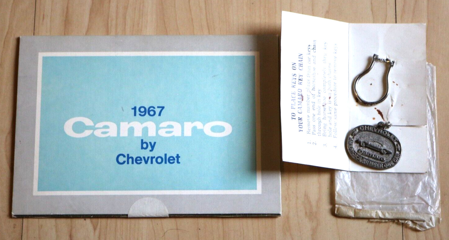 1967 chevrolet camaro picture puzzle and keychain malcolm konner paramus N.J.
