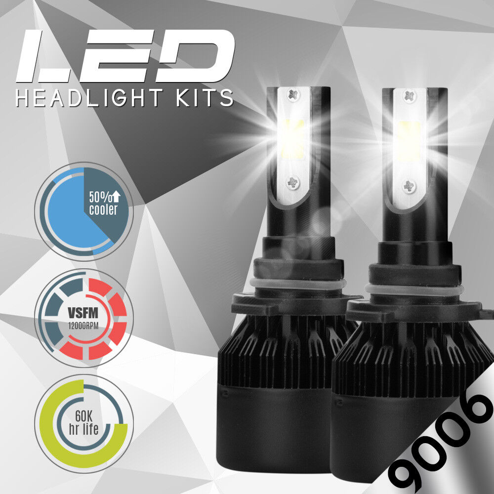 XENTEC LED HID Headlight Conversion kit 9006 6000K for 1995-2000 Ford Contour
