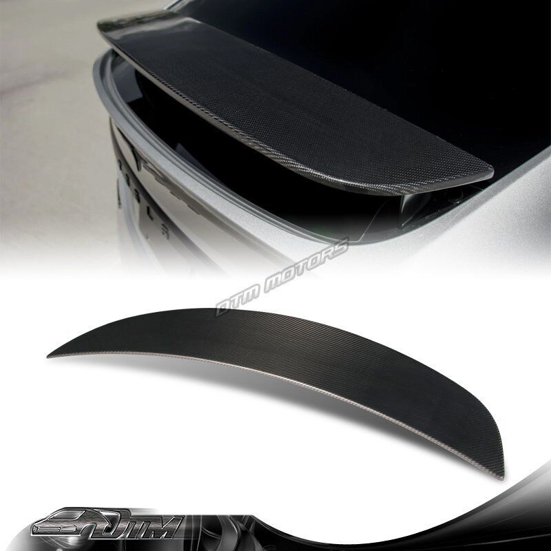 For 2016-2022 Tesla Model X OE-Style Real Carbon Fiber Rear Trunk Spoiler Wing