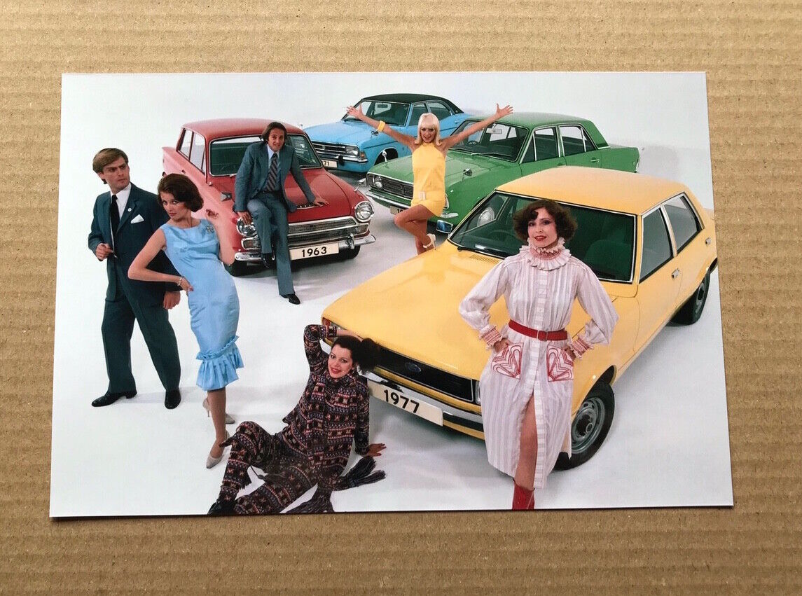 Ford Cortina Mk1, Mk2, Mk3 and Mk4 Press Photograph - 1963 to 1977