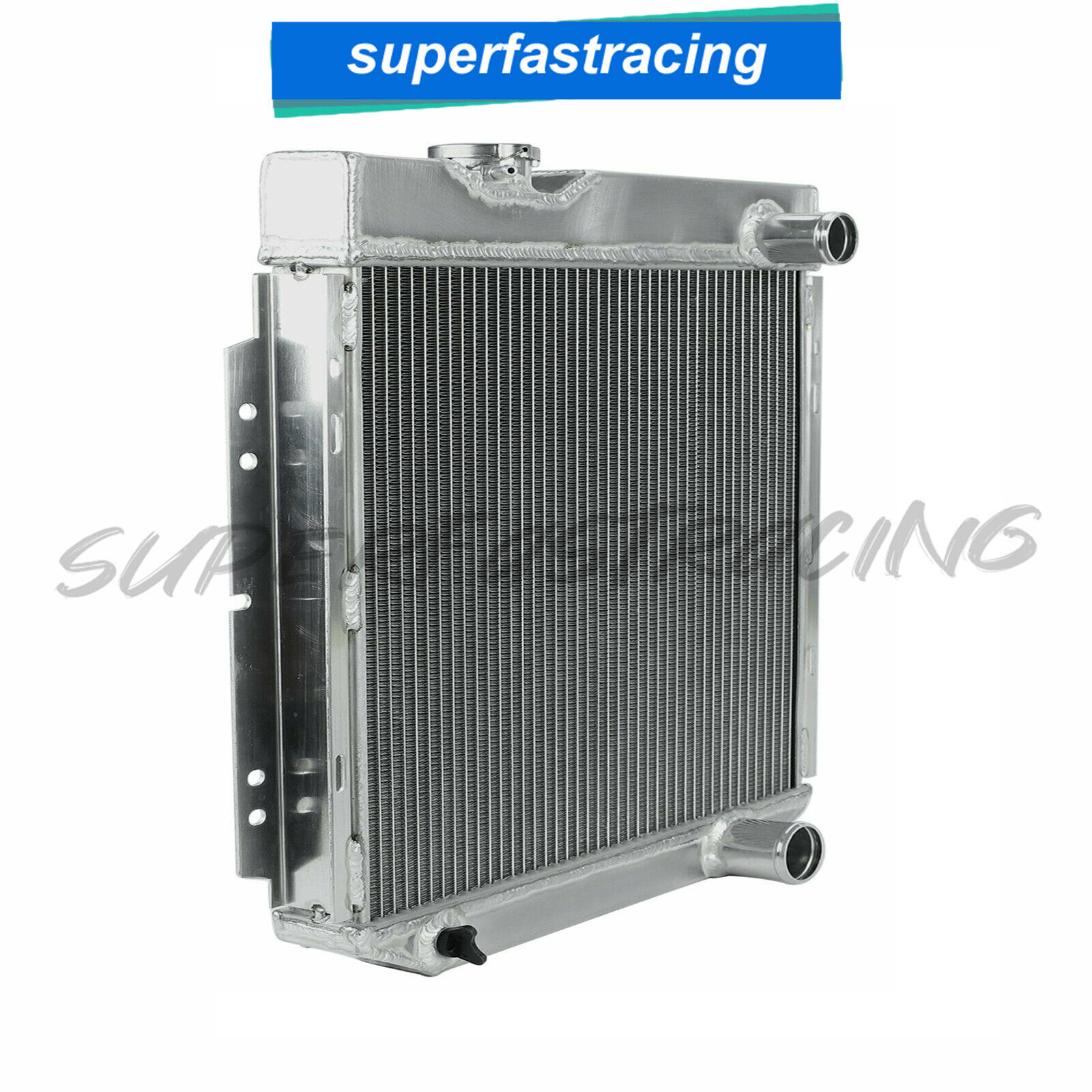 Racing Aluminum 3 Row Radiator For 1964-66 Ford Mustang 60-65 Falcon Comet V8 MT
