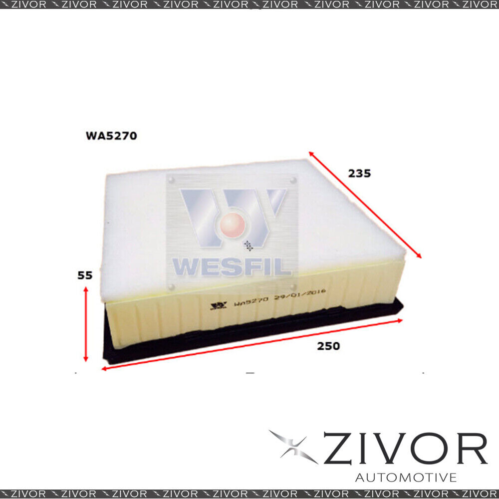 Wesfil Air Filter For Isuzu MU-X 3.0L CRD 12/13-on - WA5270 *By Zivor*