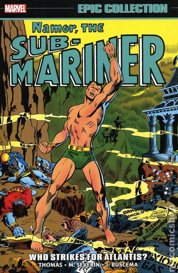 Namor the Sub-Mariner Who Strikes for Atlantis? TPB Epic Collection #1 NM 2023