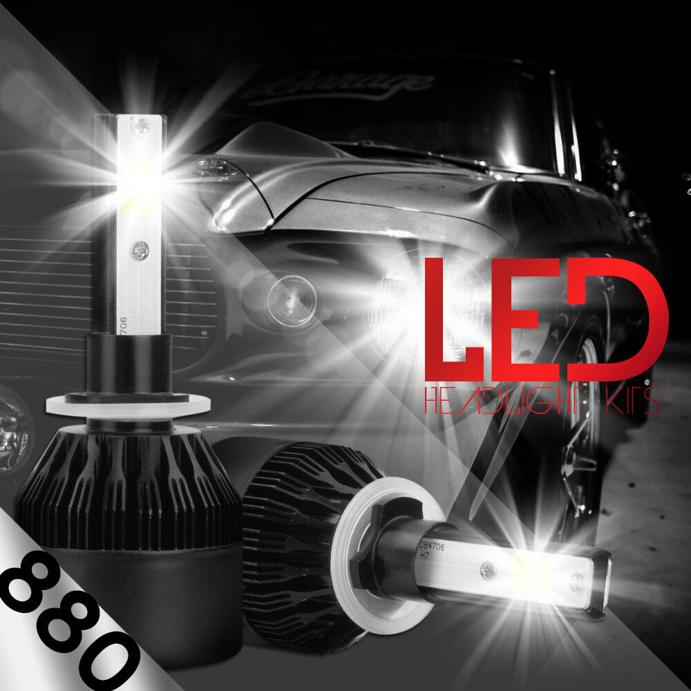XENTEC LED HID Foglight Conversion kit 893 6000K for 1993-1994 Dodge Shadow