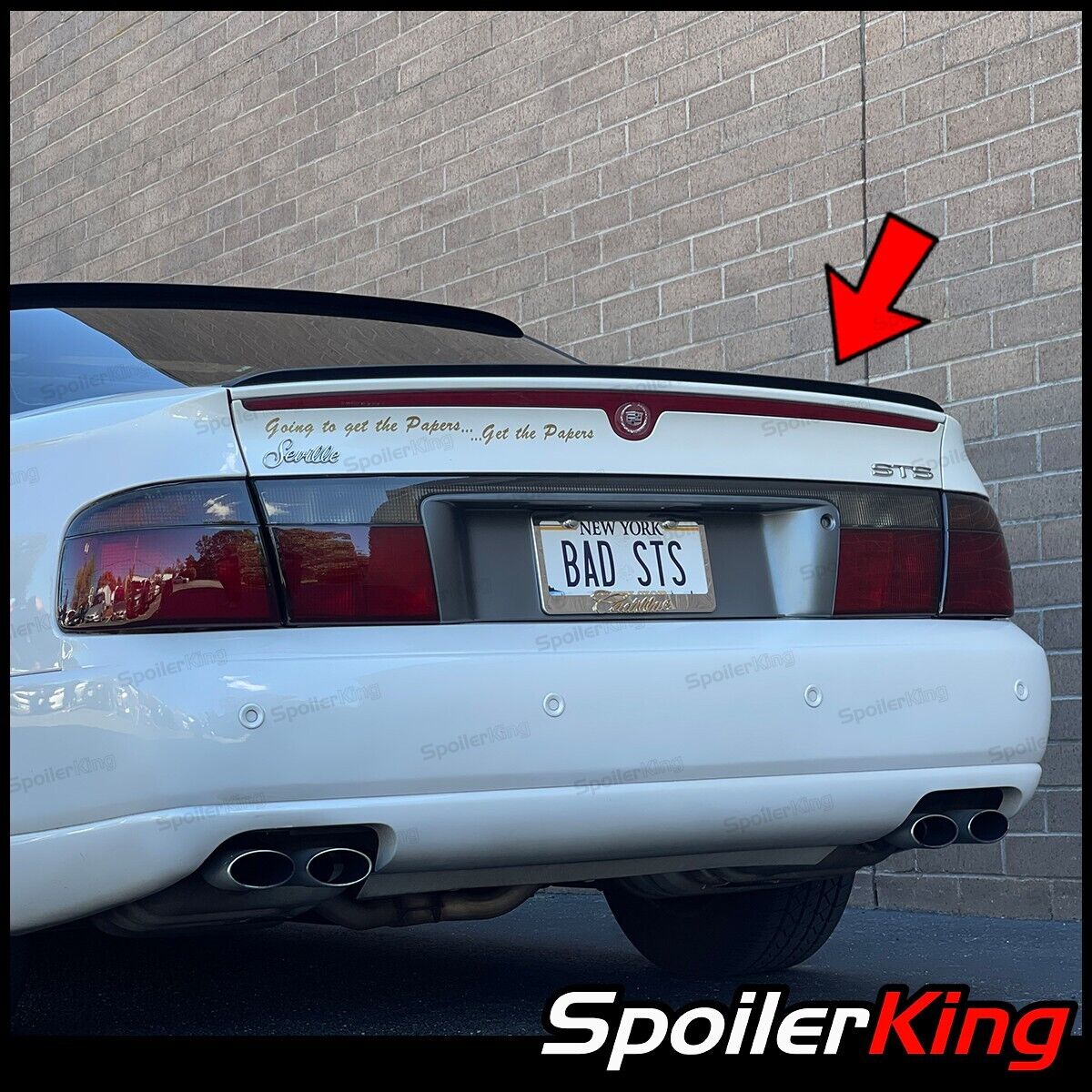 SpoilerKing Rear Trunk Lip Spoiler Wing (Fits: Cadillac Seville 1998-2004) 244L