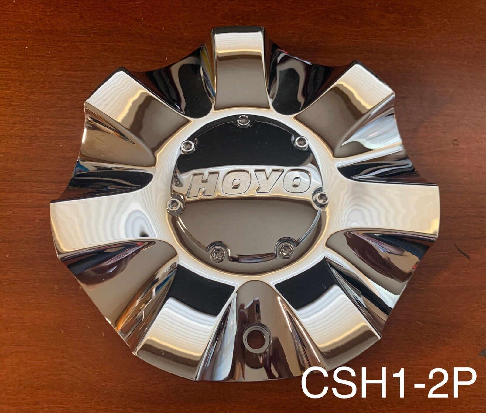 Hoyo Wheel Center Cap(part:CSH1-2P) Chrome