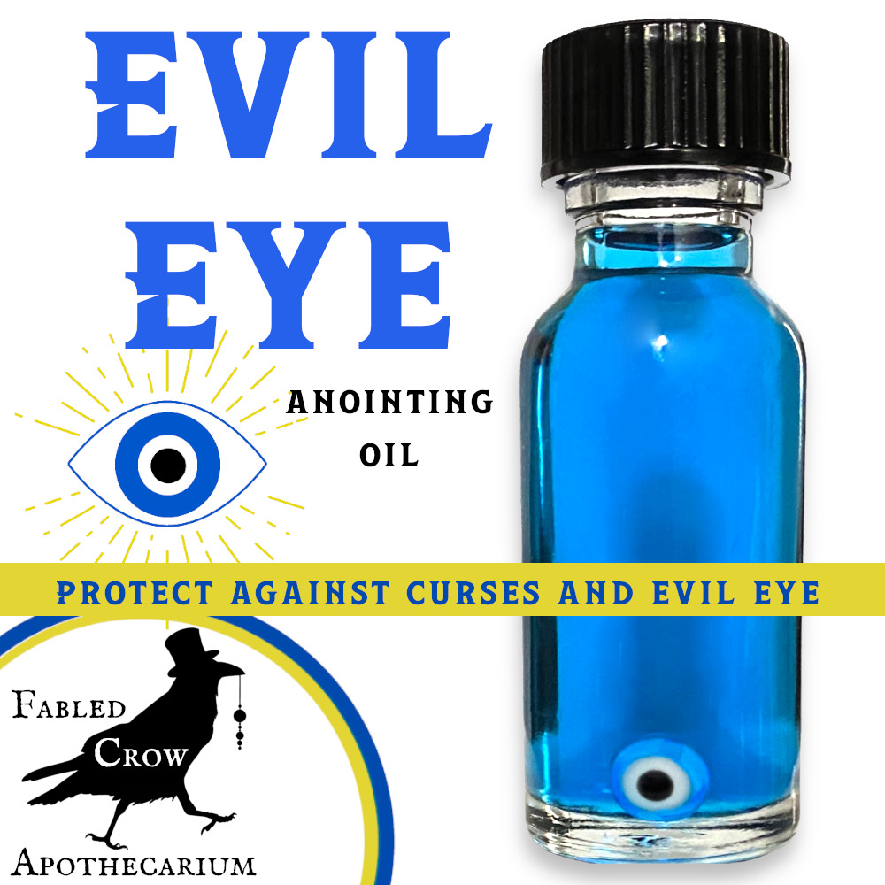 EVIL EYE Oil Protection From Curses and Hexes and Envy Anointing  FABLED CROW