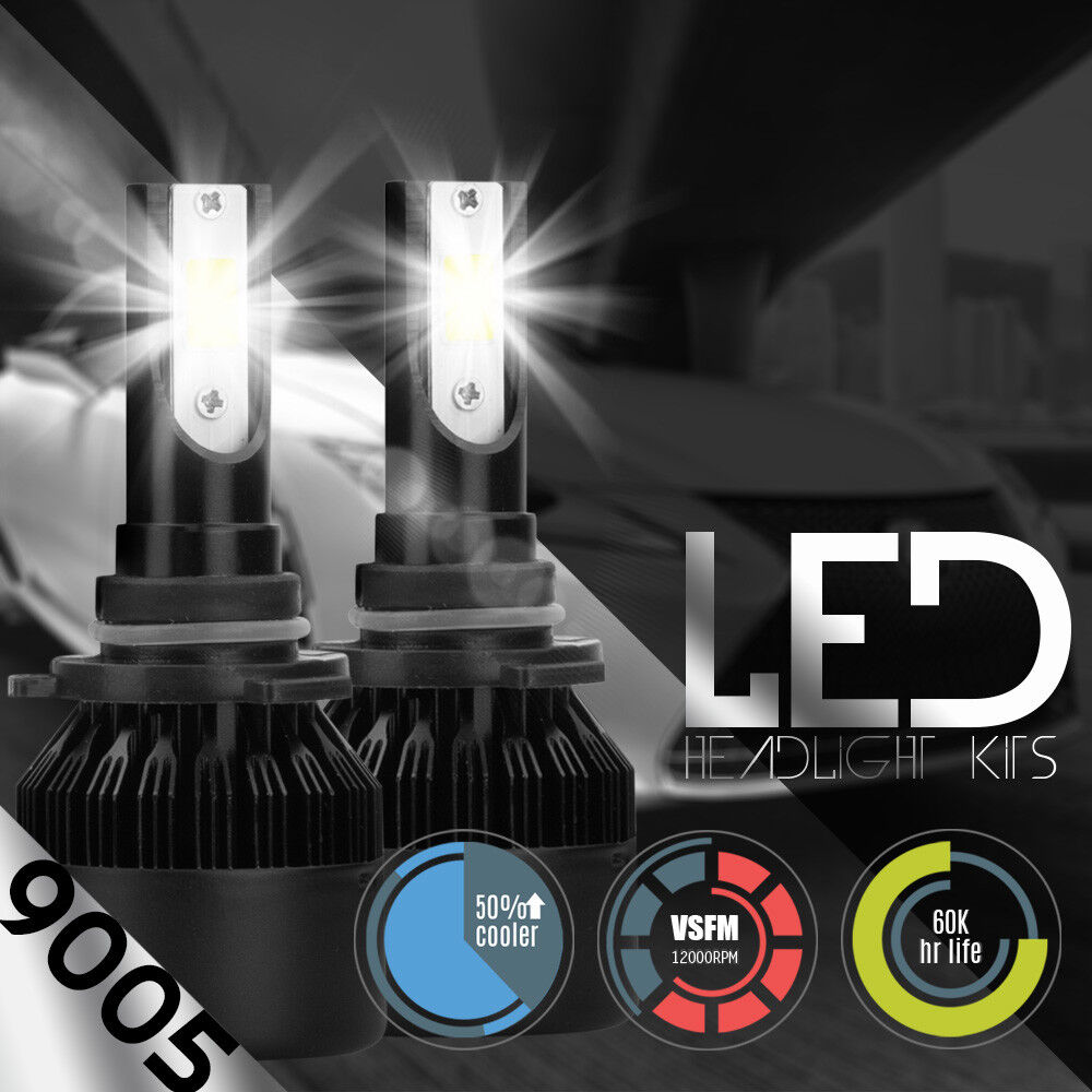 CREE 2-Side LED Headlight Kit 9005 HB3 1800W 270000LM 6000K High Beam White Bulb