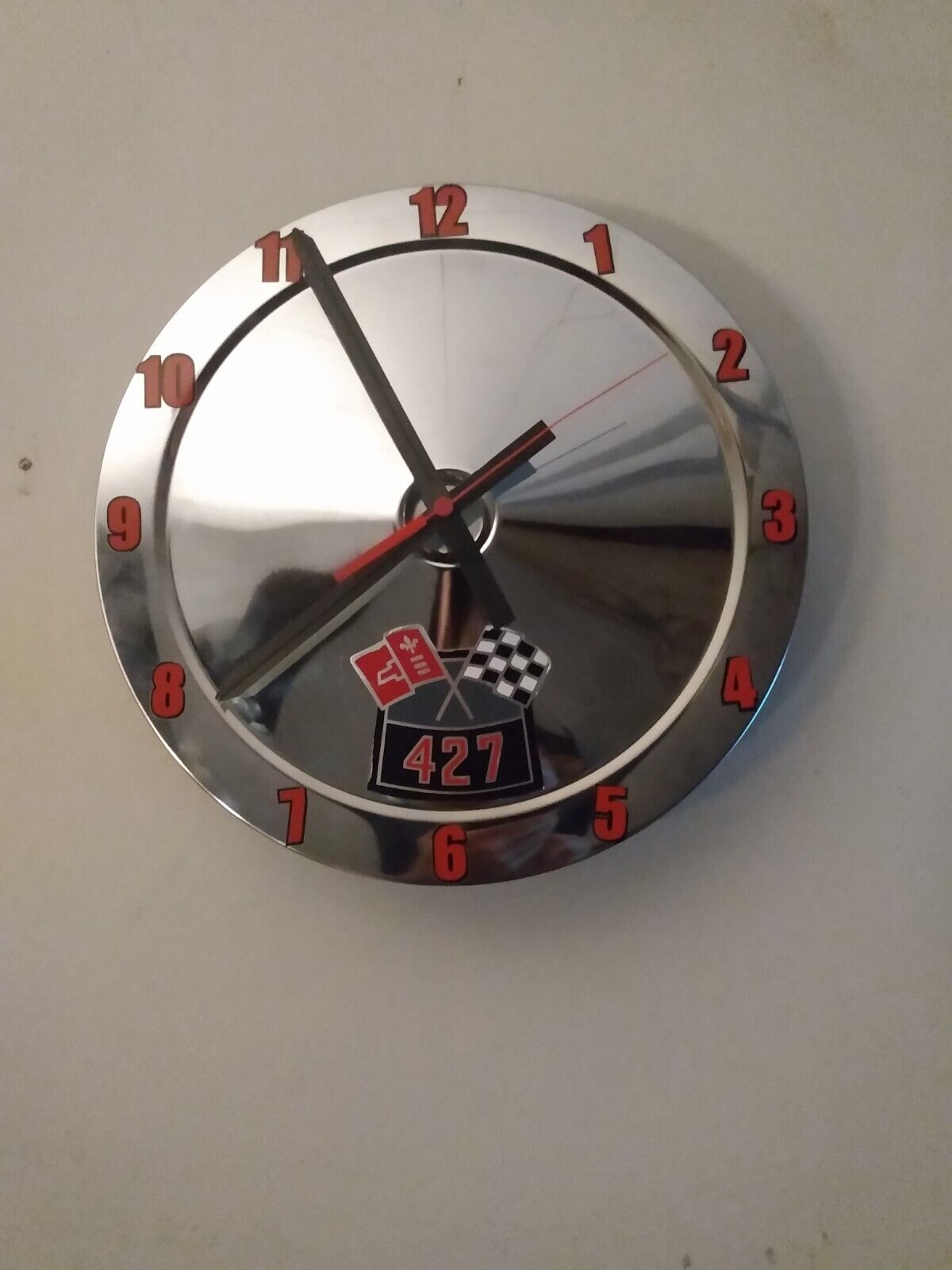 Vintage Chevy 427 Breather Clock