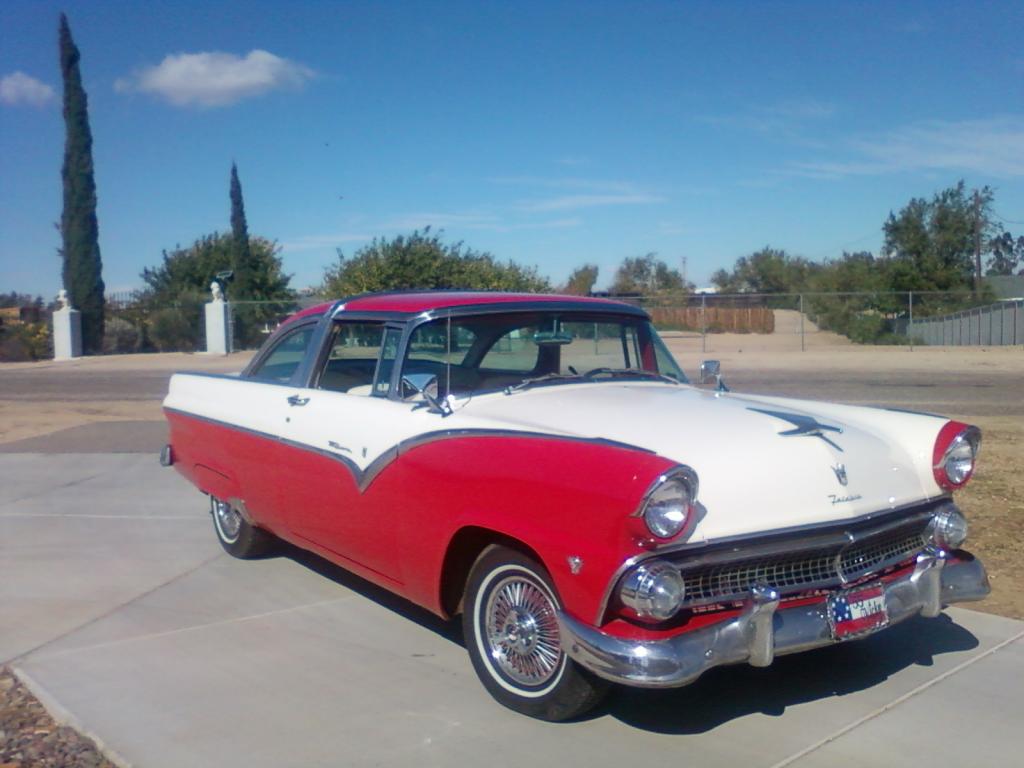 1955 Ford fairlane crown victoria skyliner for sale #2