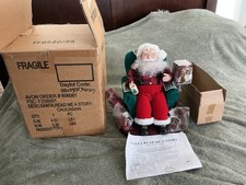 AVON VTG 1999 Santa, Read Me a Story Animated Talking Santa, Books Complete NIB picture