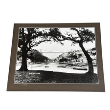 Vintage 1911 Clifton Suspension Bridge Bristol Black & White Mounted Print Art picture
