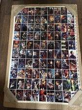 Topps 1996 Star Wars Shadow of Empire Uncut Flat 90-Card Sheet 27x40  picture