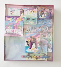 Vtg Lisa Frank Gift Box Stationery Set NIP Penguins Dancing Dolphins stickers  picture