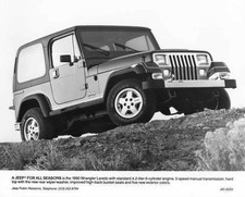 1990 Jeep Wrangler Laredo Press Photo 0035 picture