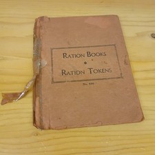 Vintage WWII Ration Books & Ration Tokens No. 650 Book Only picture