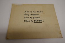 All of Our Visitors Bring Happiness Some by Coming Paper Sign 8 X 10 in size picture