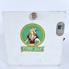 Vintage Pure Nap Sanitary Napkins Dispenser Circa 1940's - No Key picture