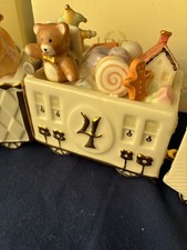 HAPPY BIRTHDAY FABULOUS FOUR  LENOX EXPRESS TRAIN FINE CHINA WITH 24k TRIM picture