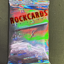 RockCards Series One Sealed Pack 11 Cards Hologram 1991  picture