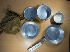 VINTAGE Boy Scouts Of America Official Mess Kit Cook Set Camping BSA picture