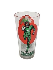 Vintage 1976 Pepsi Super Series Green Lantern Drinking Glass D.C. Comics Clean  picture