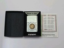 VTG 1995 Zippo Lighter Native American 1904 Indian Head Penny Cent picture