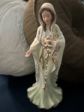 Bradford Exchange Second Edition Our Lady Of Mary Statue Bradford Exchange A0611 picture