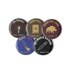 Set of pin buttons picture