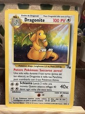 Pokemon TCG Dragonite Holo Rare 1st Edition Fossil Card 4/62 picture