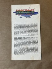 Vintage Menu Horizons Restaurant Sausalito California As Is INV-P0613 picture