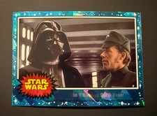 2022 Topps Chrome Star Wars Sapphire “The Villainous Darth Vader” Card #7 picture