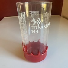 Makers Mark Preakness 144 Red Wax Dipped Base Glass Horse Racing 2019- 12 Ounce picture
