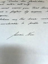 Anais Nin Signed Original Letter July 25, 1975 w/ Envelope Henry Miller mention picture