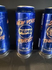 Pepsi 2026 New York Knicks Champs Limited Edition 2 Sided  Cans Set of 3 🔥🔥 picture