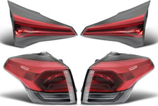 4PCS Inner Outer Tail Lights Compatible with R-A-V-Four 2016-2018 picture