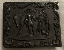 Rare Antique Quarter Plate Union Case Ambrotype Daguerreotype Family Portrait picture