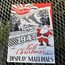 Vintage Christmas And Fall Display Materials 1945 Rayburn’s  picture