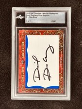 David Duchovny Dean Haglund 2018 Leaf Cut Signature signed slab 1/1 JSA X-Files picture