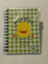 NEW Vintage “Piyo Piyo” Duck Mini Spiral Memo Pad (Neo Tunes Town); picture