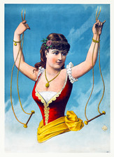 🎨 Vintage Acrobat Circus Poster c1890s by Adolph Friedlander - 24x36” picture
